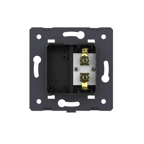 Livolo | Zwart | SR | Audio- Banaan stekker | Blindplaat Livolo Nederland B.V.