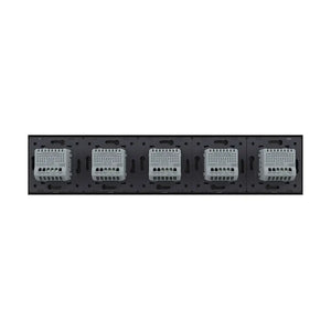 Livolo | Zwart | 1+1+1+1+1 | Aan/Uit | Schakelaar | Smart Home Livolo Nederland B.V.