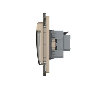 Livolo | Goud | SR+SR | Wandcontactdoos | IP44 Livolo Nederland B.V.