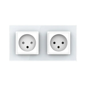 Livolo | Wit | SR+SR | Wandcontactdoos | Zonder randaarde Livolo Nederland B.V.