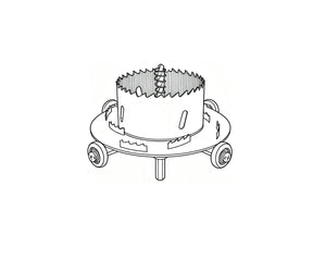 Boor voor trimless inbouwspots - Ø83mm en Ø120mm Livolo Nederland B.V.