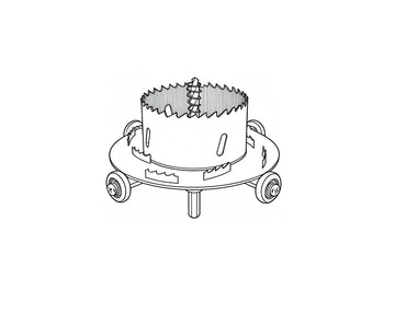 Boor voor trimless inbouwspots - Ø83mm en Ø120mm Livolo Nederland B.V.