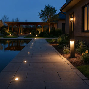 Complete Grondspot-Mini Set | Tuinverlichting 12V | Plug and Play | 8 Grondspots-Mini | Warm/Wit Livolo Nederland B.V.