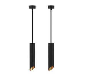 Lampada a sospensione | 2| Nero con interno oro | LED di lusso Livolo Paesi Bassi