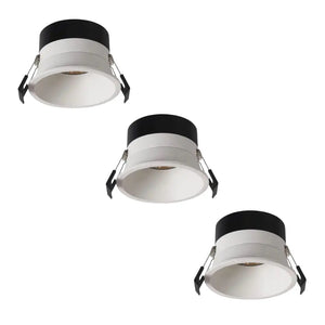 Inbouwspot | 3 Stuks | Wit | Deluxe LED | Verdiept | Ø 76mm Livolo Nederland B.V.