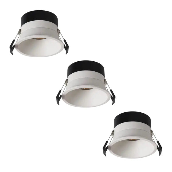 Inbouwspot | 3 Stuks | Wit | Deluxe LED | Verdiept | Ø 76mm Livolo Nederland B.V.