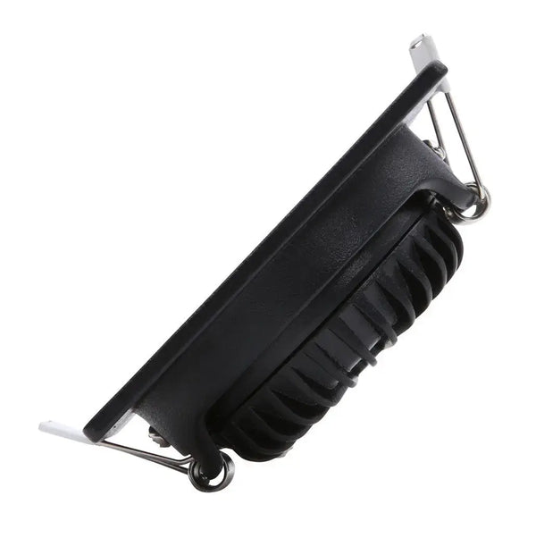 Inbouwspot | Zwart | Lage inbouwdiepte | IP54 | Kantelbaar | Vierkant | Ø 68mm Livolo Nederland B.V.