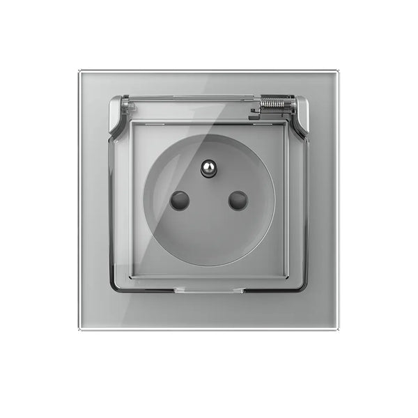 Livolo | Grijs | SR | Wandcontactdoos | IP44 | France Livolo Nederland B.V.