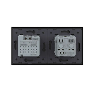 Livolo | Zwart | SR+SR | Wandcontactdoos | France | Bewegingsmelder | Aan/Uit Livolo Nederland B.V.