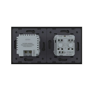 Livolo | Zwart | SR+SR | Wandcontactdoos | Wandverlichting | Beweging en nacht sensor | France Livolo Nederland B.V.