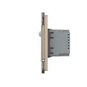 Livolo | Goud | SR+SR | Wandcontactdoos | Wandverlichting | Beweging en nacht sensor | France Livolo Nederland B.V.