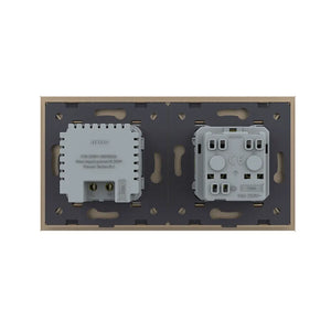 Livolo | Goud | SR+SR | Wandcontactdoos | Wandverlichting | Beweging en nacht sensor | France Livolo Nederland B.V.