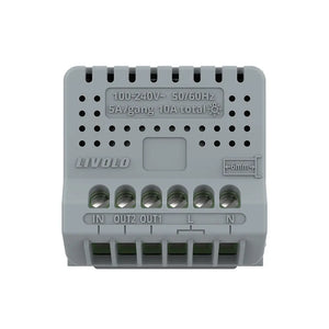 Livolo | 2 | Module | Puls | Schakelaar | Potentiaal vrij contact Livolo Nederland B.V.