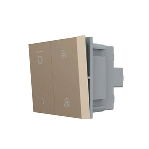 Livolo | Goud | 1 | Module | 3-Standen | Ventilatorschakelaar Livolo Nederland B.V.