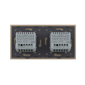 Livolo | Goud | 1+1 | Aan/Uit | 12 of 24V DC | Schakelaar Livolo Nederland B.V.