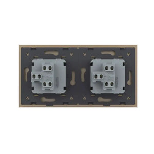 Livolo | Goud | 1+1 | Puls | Wipschakelaar Livolo Nederland B.V.