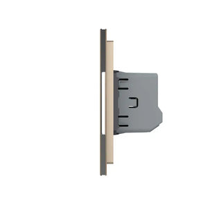 Livolo | Goud | 1+1+1+1 | Puls | 12 of 24V DC | Schakelaar Livolo Nederland B.V.