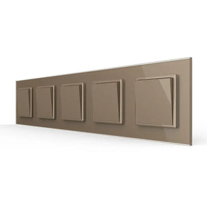 Livolo | Goud | 1+1+1+1+1 | Aan/Uit | Wipschakelaar Livolo Nederland B.V.