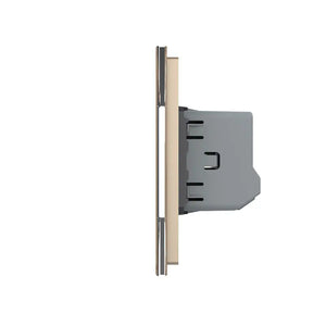 Livolo | Goud | 1+1+2 | Aan/Uit | 12 of 24V DC | Schakelaar Livolo Nederland B.V.