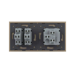 Livolo | Goud | 1+2 | Puls | Wipschakelaar Livolo Nederland B.V.