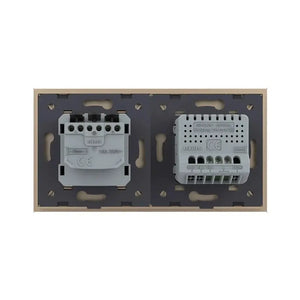 Livolo | Goud | 1+SR | Aan/Uit | Schakelaar met wandcontactdoos Livolo Nederland B.V.