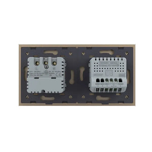Livolo | Goud | 1+SR | Aan/Uit | Schakelaar met wandcontactdoos + USB-C Oplader Livolo Nederland B.V.