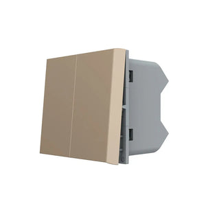 Livolo | Goud | 2 | Module | Aan/Uit | Kruis | Wipschakelaar Livolo Nederland B.V.