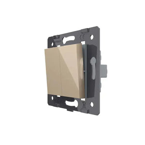 Livolo | Goud | 2 | Module | Aan/Uit | Wipschakelaar Livolo Nederland B.V.