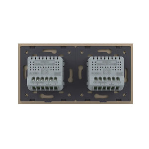 Livolo | Goud | 2+2 | Aan/Uit | 12 of 24V DC | Schakelaar Livolo Nederland B.V.