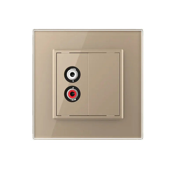 Livolo | Goud | SR | Audio | Blindplaat Livolo Nederland B.V.