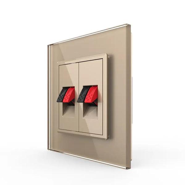 Livolo | Goud | SR | Audio insteek | Audio insteek Livolo Nederland B.V.