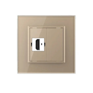 Livolo | Goud | SR | HDMI | Blindplaat Livolo Nederland B.V.