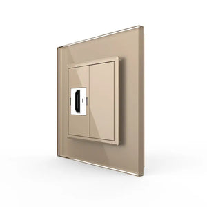 Livolo | Goud | SR | HDMI | Blindplaat Livolo Nederland B.V.