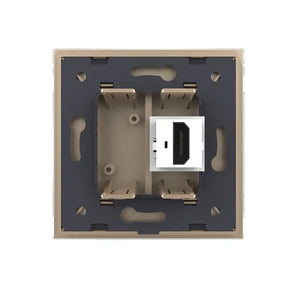 Livolo | Χρυσός | SR | HDMI | Τυφλή πλάκα Livolo Nederland B.V.