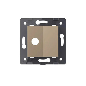 Livolo | Goud | SR | Kabeldoorvoer | Blindplaat Livolo Nederland B.V.