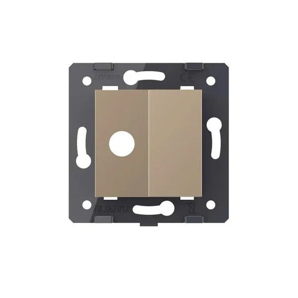 Livolo | Goud | SR | Kabeldoorvoer | Blindplaat Livolo Nederland B.V.