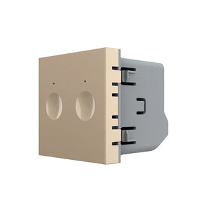 Livolo | Goud | SR | Module | Aan/Uit | Dubbel | Schakelaar Livolo Nederland B.V.