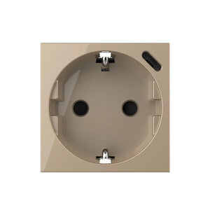 Livolo | Goud | SR | Module | Wandcontactdoos + USB-C Oplader Livolo Nederland B.V.