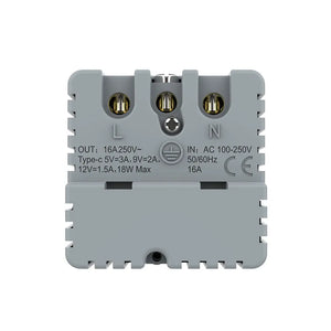 Livolo | Goud | SR | Module | Wandcontactdoos + USB-C Oplader Livolo Nederland B.V.