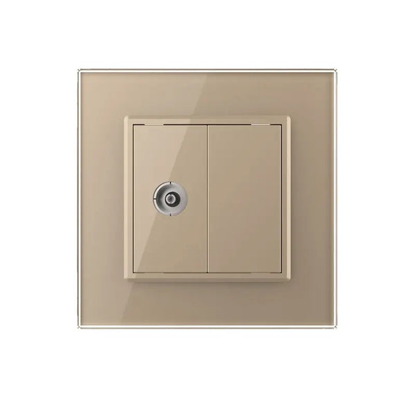 Livolo | Goud | SR | TV | Blindplaat Livolo Nederland B.V.