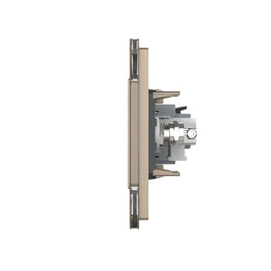 Livolo | Goud | SR+SR | Wandcontactdoos | Telefoon | TV Livolo Nederland B.V.