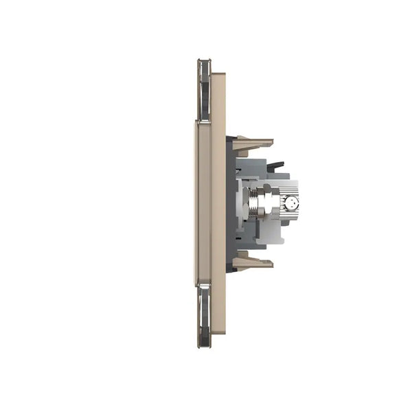 Livolo | Goud | SR+SR | Wandcontactdoos | Telefoon | TV Livolo Nederland B.V.