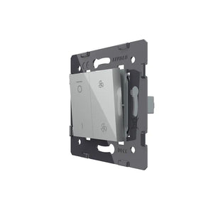 Livolo | Grijs | 1 | Module | 3-Standen | Ventilatorschakelaar Livolo Nederland B.V.
