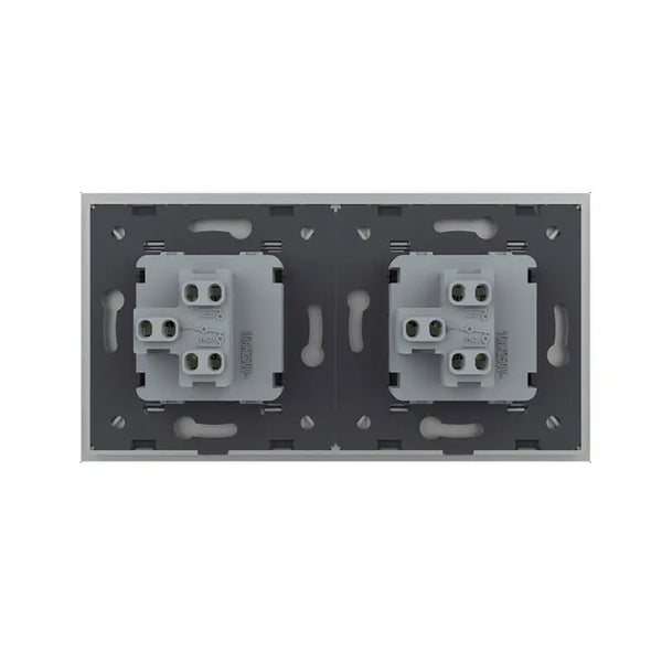 Livolo | Grijs | 1+1 | Aan/Uit | Wissel | Wipschakelaar Livolo Nederland B.V.