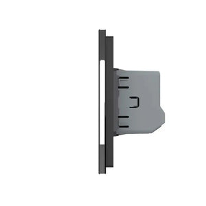 Livolo | Grijs | 1+1 | Puls | 12 of 24V DC | Schakelaar Livolo Nederland B.V.