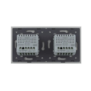 Livolo | Grijs | 1+1 | Puls | 12 of 24V DC | Schakelaar Livolo Nederland B.V.