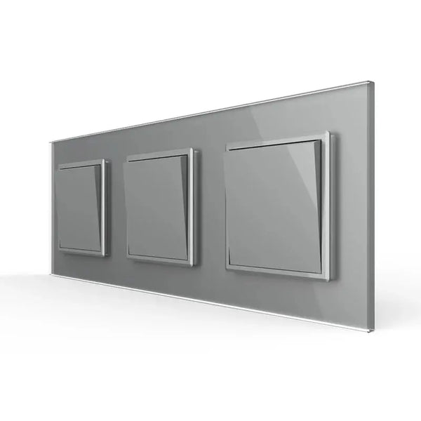 Livolo | Grijs | 1+1+1 | Puls | Wipschakelaar Livolo Nederland B.V.