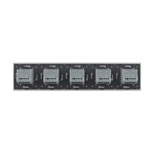 Livolo | Grijs | 1+1+1+1+1 | Puls | 12 of 24V DC | Schakelaar Livolo Nederland B.V.