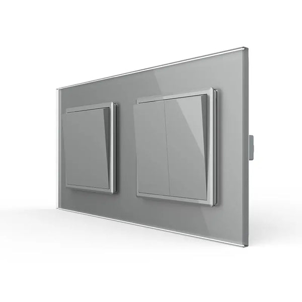 Livolo | Grijs | 1+2 | Aan/Uit | Wipschakelaar Livolo Nederland B.V.