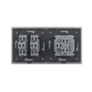 Livolo | Grijs | 1+2 | Aan/Uit | Wissel | Wipschakelaar Livolo Nederland B.V.